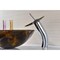 Anzzi Toa Kindled Amber Deco-Glass Vessel Sink with Matching Chrome Faucet LS-AZ8102 - alternate 5